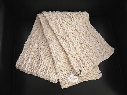 Fisherman's Aran Isles Scarf