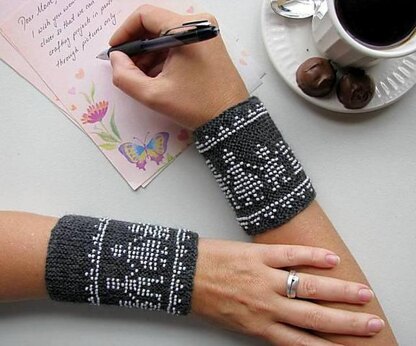 Beaded Family Wrist Warmers