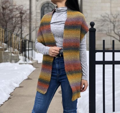 Ferris Wheel Scarf Crochet pattern by KnitcroAddict