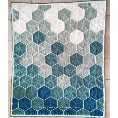 Solid Hexagons Blanket