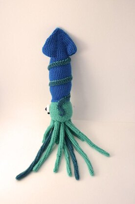 Squid Crochet Pattern, Squid Amigurumi