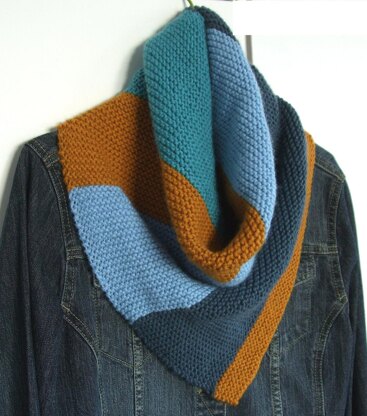 Color Block Bandana Cowl