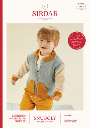 Jacket in Sirdar Snuggly DK - 5493 - Downloadable PDF