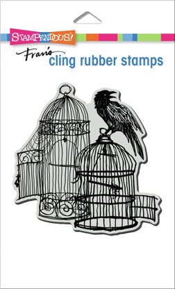 Stampendous Cling Stamp - Uncaged Raven