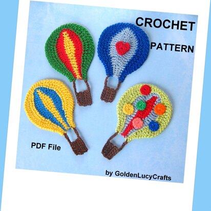 Hot Air Balloon Applique