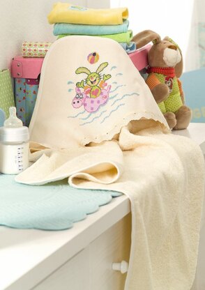 Friends Forever - Bathtowel with Hood in Anchor - Downloadable PDF