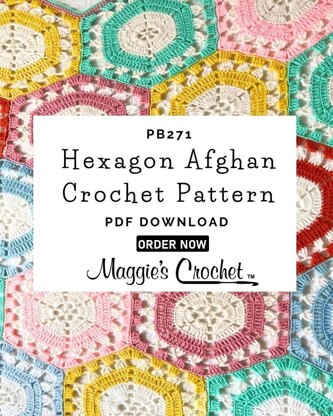 Hexagon Afghan Crochet Pattern