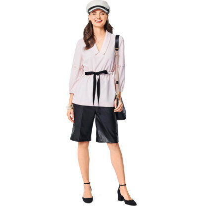 Burda Style Ladies Outerwear Dress / Blouse B6030 - Paper Pattern, Size 34 - 44