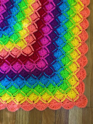 Rainbow Bavarian Throw