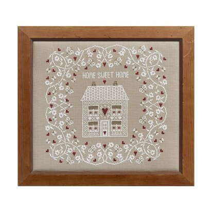 Historical Sampler Company White Home Sweet Home - Downloadable PDF