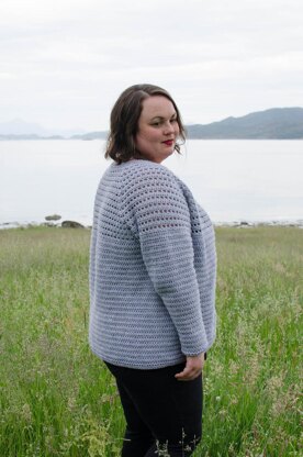 Simple Top Down Raglan Cardigan