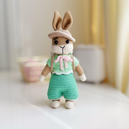 Amigurumi bunny, crochet rabbit, Spring bunnies