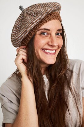 Margaux Striped Beret