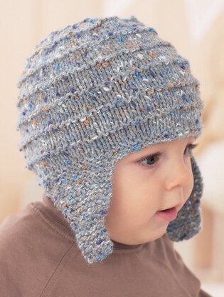 Helmet and Cardigan in Sirdar Snuggly Tiny Tots DK - 1426 - Downloadable PDF