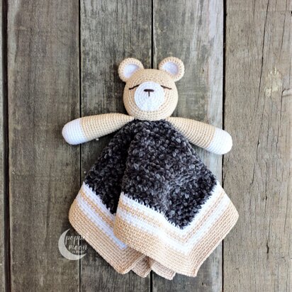 Big Little Ever Bear Knotted Lovey Crochet Bear PATTERN Teddy Bear, Polar  Bear and Panda Bear 