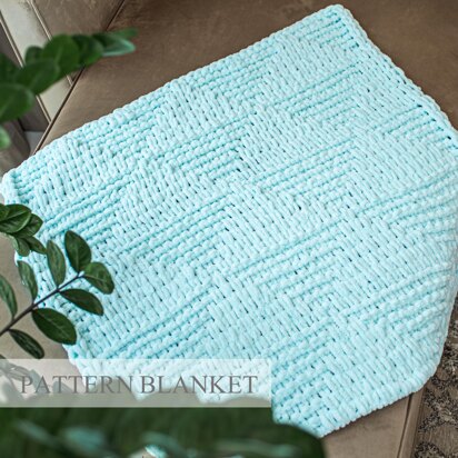 Pyramid Blanket Pattern - knitting pattern
