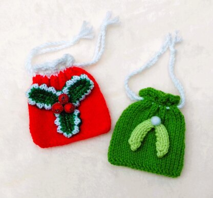 Frosted Holly & Mistletoe - Christmas Treat Bags