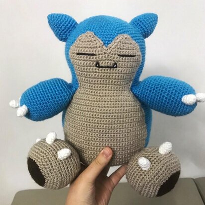 PATTERN - Crochet Snorlax Plushie