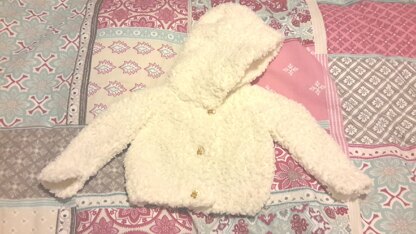 Babies Fluffy Hooded Jacket