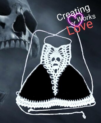 Skull Halter Top