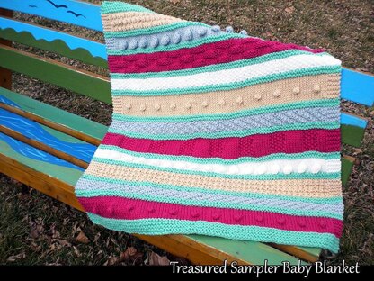 Treasured Sampler Baby Blanket