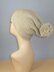 Chunky Big Bobble Double Moss Stitch Slouch Hat