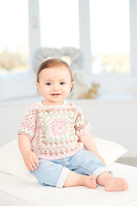 Crochet Tops & Blankets in Stylecraft Bambino DK and Bambino Prints DK - 10065 - PDF