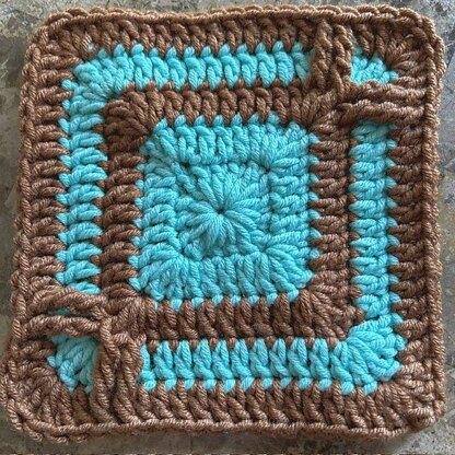 Breeze Block Afghan