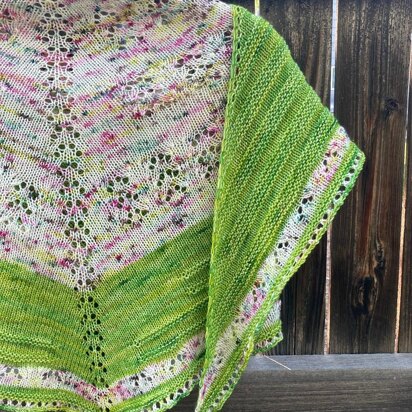 Flit Float Fly Shawl - knitting pattern