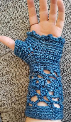 Butterfly Garden Fingerless Gloves