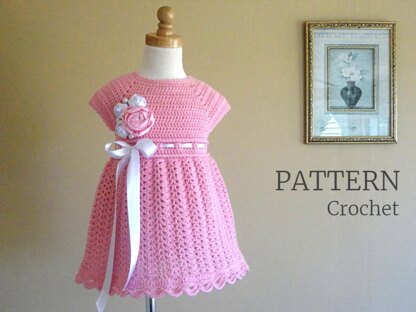 PATTERN Crochet Girl Dress