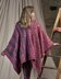 Harriet Poncho with Button Shoulder Detail in West Yorkshire Spinners - DBP0198  - Downloadable PDF