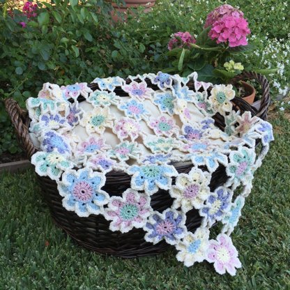 Vintage Blossoms baby blanket