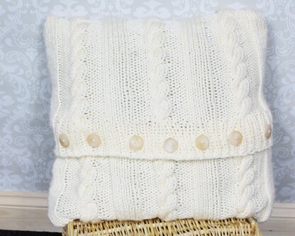 Knitting Pattern For 2 cushion covers  #268