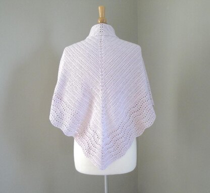 Shawl with Lace Edge - Crochet