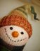 Knitting patterns  Snowfamily cocoa color decor for christmas