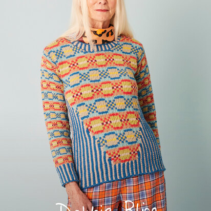 Belmont - Sweater Knitting Pattern in Debbie Bliss Rialto DK - Downloadable PDF
