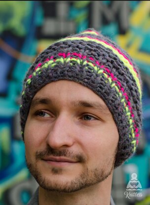 Neon Pop Bobble Hat