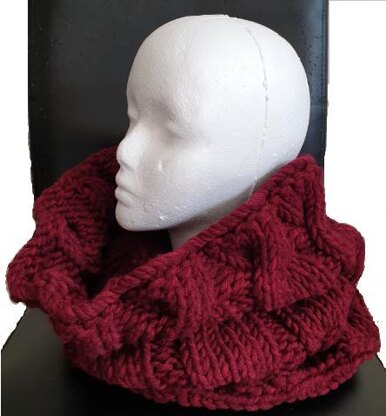 Easy Peasy Snood - Cabled