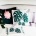 Monstera Leaves Cushion Cover
