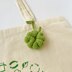 Clover crochet keychain amigurumi pattern Crochet bag charm pattern Crochet car mirror hanging