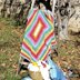Squared Rainbow Baby Blanket