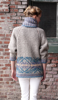 Nordic Pullover in Imperial Yarn Native Twist - PC14 