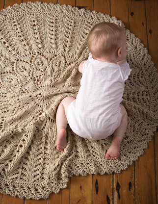 Cecelia Blanket in Berroco Comfort Chunky - PDF357-8