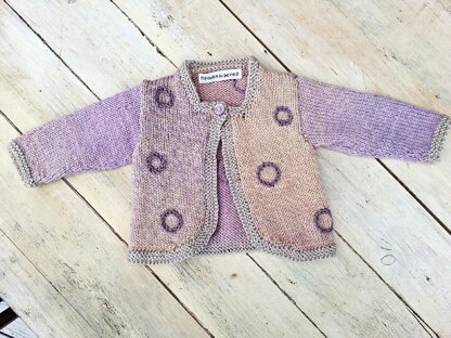 Single Button Girl's Cardigan