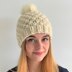 “Sea Glass” Pompom Hat