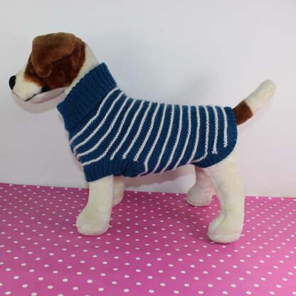 Dog Stripe Sweater