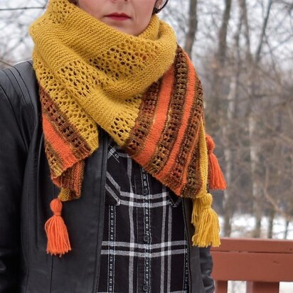 Versatile Square shawl