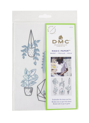 DMC Magic Paper Cactus Embroidery Sheet
