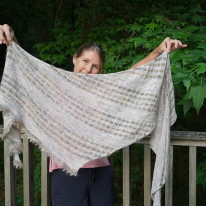 Grey Mist Shawl - knitting pattern